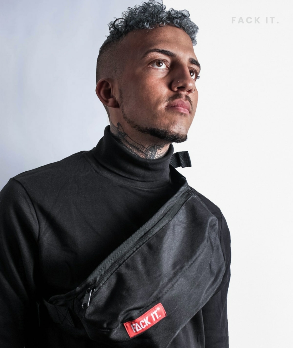 Original photo for the Fack It Fanny Pack spreading worldwide.