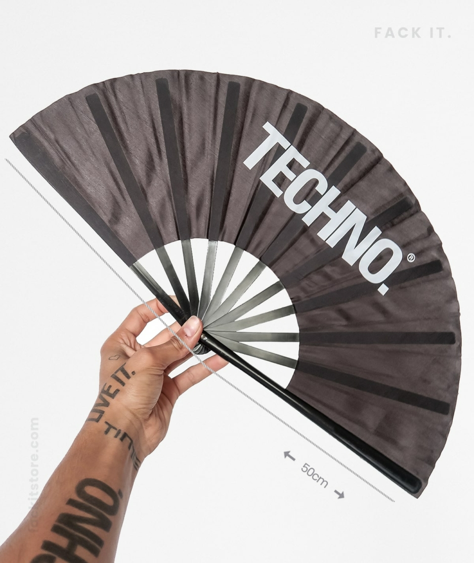 techno handfan