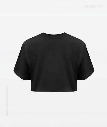 Techno Croptop back view with a clean, minimal design.