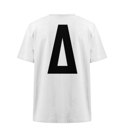 Organic Heavy DRE.AMS. T-Shirt in white with an oversized ‘A’ statement logo on the back – bold and unmistakable.