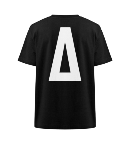 Organic Heavy Nijmegen T-Shirt in black with the oversized ‘A’ statement logo on the back – bold and iconic.