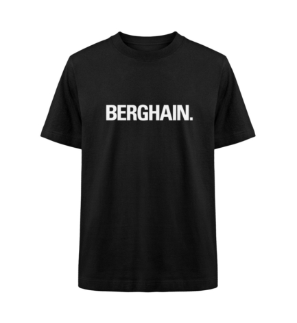A sleek BERGHAIN. T-shirt in black and white, embodying the essence of Berlin’s legendary techno temple.