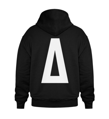 Fack It Cooper Dry Hoodie in black with oversized ‘A’ logo on the back – statement streetwear with an iconic touch.