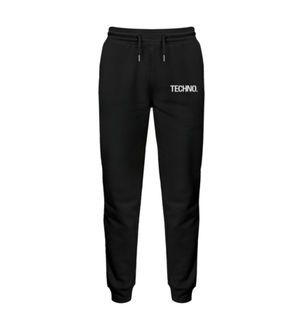 Techno Joggers in black by Official Fack It Store – relaxed fit with a bold statement.
