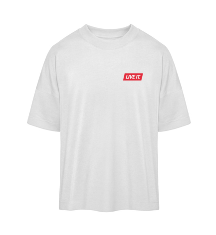 Live It Oversized Statement Tee - Organic Oversized Shirt ST/ST-3